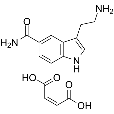 5-羧酰胺色胺马来酸盐结构式