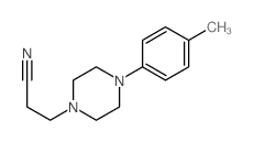 3-[4-(4-methylphenyl)piperazin-1-yl]propanenitrile Structure