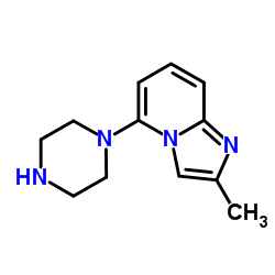2-Methyl-5-(1-piperazinyl)imidazo[1,2-a]pyridine Structure