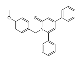 1-(p-Methoxybenzyl)-4,6-diphenylpyridine-2-thione结构式