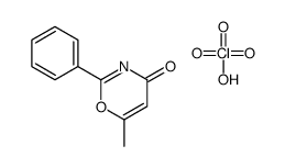 6-methyl-2-phenyl-1,3-oxazin-4-one,perchloric acid结构式