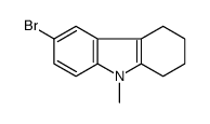 6-bromo-9-methyl-1,2,3,4-tetrahydrocarbazole结构式