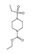4-ethanesulfonyl-piperazine-1-carboxylic acid ethyl ester Structure
