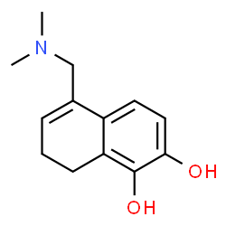 1,2-Naphthalenediol, 5-[(dimethylamino)methyl]-7,8-dihydro- (9CI) Structure