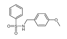N-(4-methoxybenzyl)benzenesulfonamide结构式