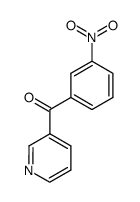 3-nitrophenyl 3-pyridyl ketone结构式