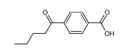 4-戊酰基苯甲酸结构式