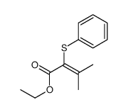 ethyl 3-methyl-2-phenylsulfanylbut-2-enoate Structure