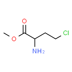 Butanoic acid,2-amino-4-chloro-,methyl ester Structure