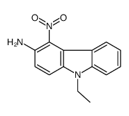 9-ethyl-4-nitrocarbazol-3-amine Structure