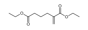 2-Methylenhexandisaeure-diethylester Structure
