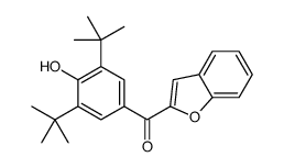 1-benzofuran-2-yl-(3,5-ditert-butyl-4-hydroxyphenyl)methanone结构式