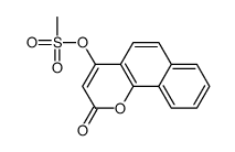 (2-oxobenzo[h]chromen-4-yl) methanesulfonate结构式