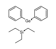 diphenyl-λ3-germane,triethylsilicon Structure