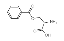 L-Serine,O-benzoyl- Structure