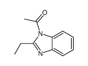 1H-Benzimidazole,1-acetyl-2-ethyl-(9CI) Structure