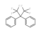 Hexafluoro-2,2-diphenylpropane Structure