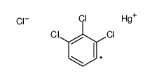 chloro-(2,3,4-trichlorophenyl)mercury结构式