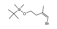 Z-4-bromo-3-methyl-3-buten-1-yl-tert-butyldimethylsilyl ether Structure