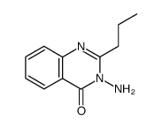 3-Amino-2-n-propyl-4(3H)-quinazolinone Structure