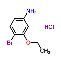 4-溴-3-乙氧基苯胺 盐酸盐结构式