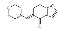 (E)-5-(morpholinomethylene)-6,7-dihydrobenzofuran-4(5H)-one Structure