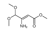 methyl 3-amino-4,4-dimethoxybut-2-enoate Structure