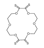 1,4,7,10,13,16-Hexaoxacyclooctadecane-2,3,11,12-tetrathione结构式