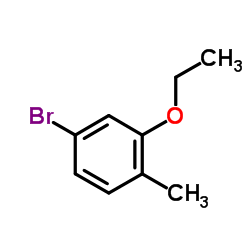 4-溴-2-乙氧基-1-甲基苯结构式