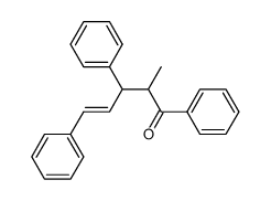 2-methyl-1,3,5-triphenyl-pent-4-en-1-one结构式