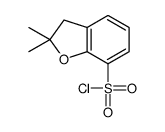 2,2-dimethyl-3H-1-benzofuran-7-sulfonyl chloride Structure