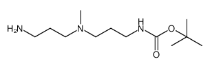 {3-[(3-Amino-propyl)-Methyl-amino]-propyl}-carbamic acid tert-butyl ester结构式