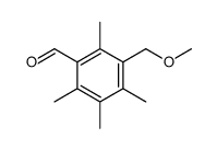 3-(methoxymethyl)-2,4,5,6-tetramethylbenzaldehyde结构式
