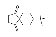 c-8-tert-butyl-4-methylene-r-spiro<4.5>decan-1-one结构式