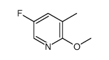 5-Fluoro-2-methoxy-3-methylpyridine Structure