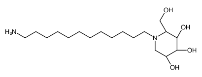 N-(12-氨基十二烷基)-脱氧野oji霉素结构式