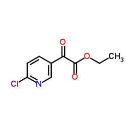 (6-氯吡啶-3-基)(氧基)乙酸乙酯结构式