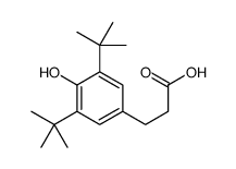3-(4-hydroxy-3,5-ditert-butyl-phenyl)propanoic acid Structure