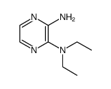 2-氨基-3-(二乙氨基)吡嗪结构式