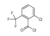 2-chloro-6-(trifluoromethyl)benzoyl chloride Structure