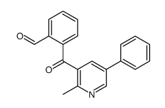 2-(2-methyl-5-phenylpyridine-3-carbonyl)benzaldehyde Structure