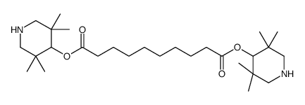 bis(3,3,5,5-tetramethylpiperidin-4-yl) decanedioate Structure