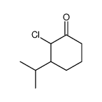 2-chloro-3-propan-2-ylcyclohexan-1-one结构式