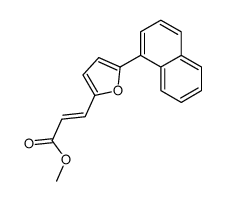 methyl 3-(5-naphthalen-1-ylfuran-2-yl)prop-2-enoate Structure
