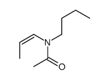 N-butyl-N-prop-1-enylacetamide Structure