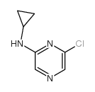 2-氯-6-环丙基氨基吡嗪结构式