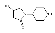 4-羟基-1-哌啶-4-吡咯烷-2-酮结构式