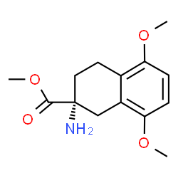 (2R)-2-氨基-1,2,3,4-四氢-5,8-二甲氧基-2-萘甲酸甲酯13C图片