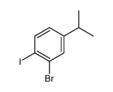 3-溴-4-碘异丙基苯结构式