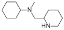 N-cyclohexyl-N-methyl-N-(piperidin-2-ylmethyl)amine structure